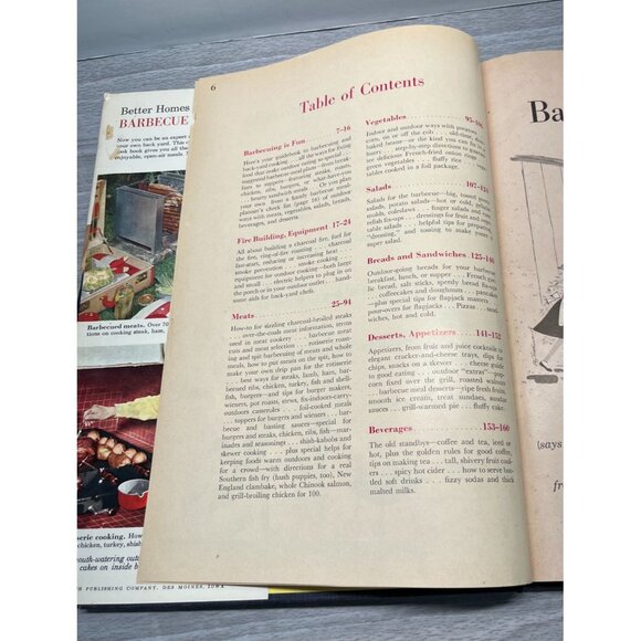 Vintage Better Homes & Gardens Barbecue Cookbook 1st Edition 1956 BBQ Recipes - Picture 3 of 15